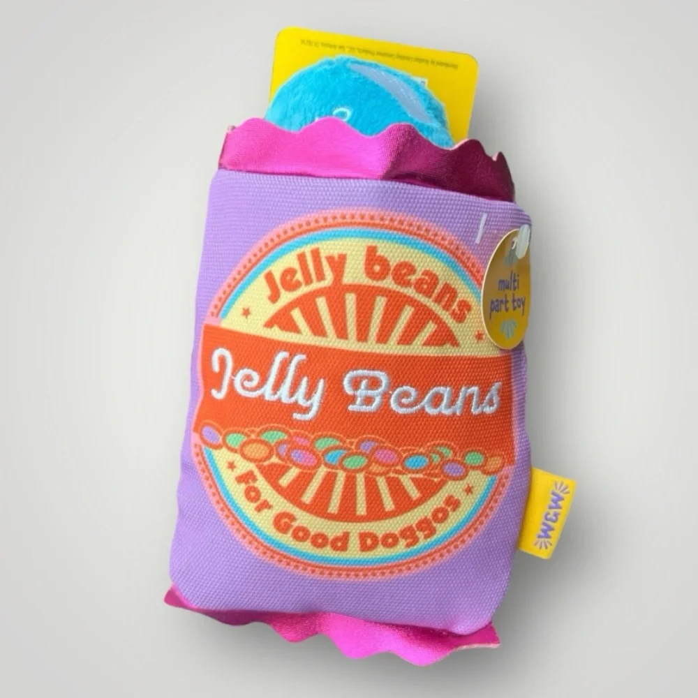 Woof & Whiskers Easter Jelly Beans Separable Dog Toy Plush New - Picture 5 of 14